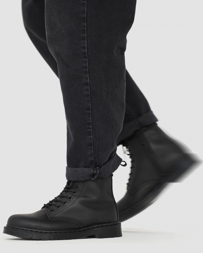 Ботинки муж. Harry Hatchet 4802 mono black zip