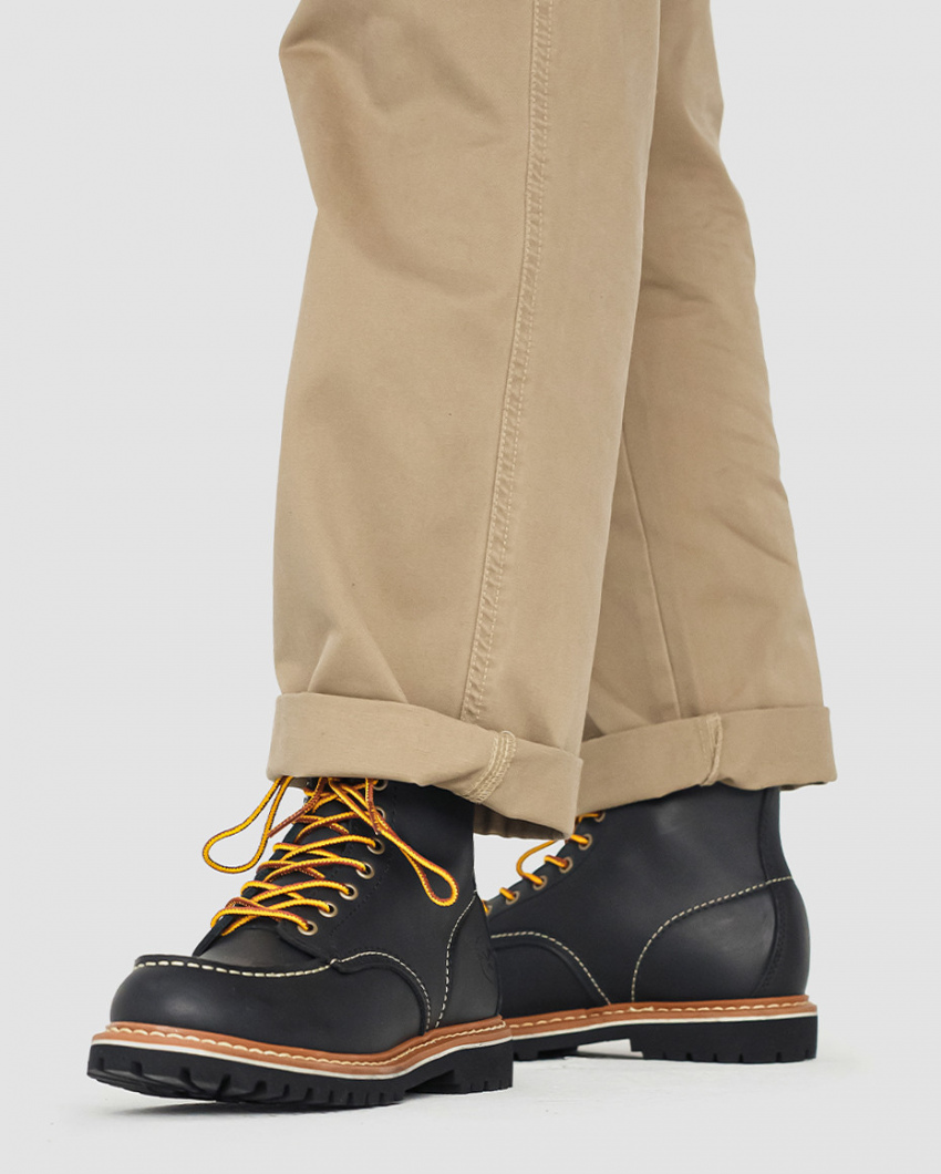 Ботинки муж. Harry Hatchet Roy Moc Toe black