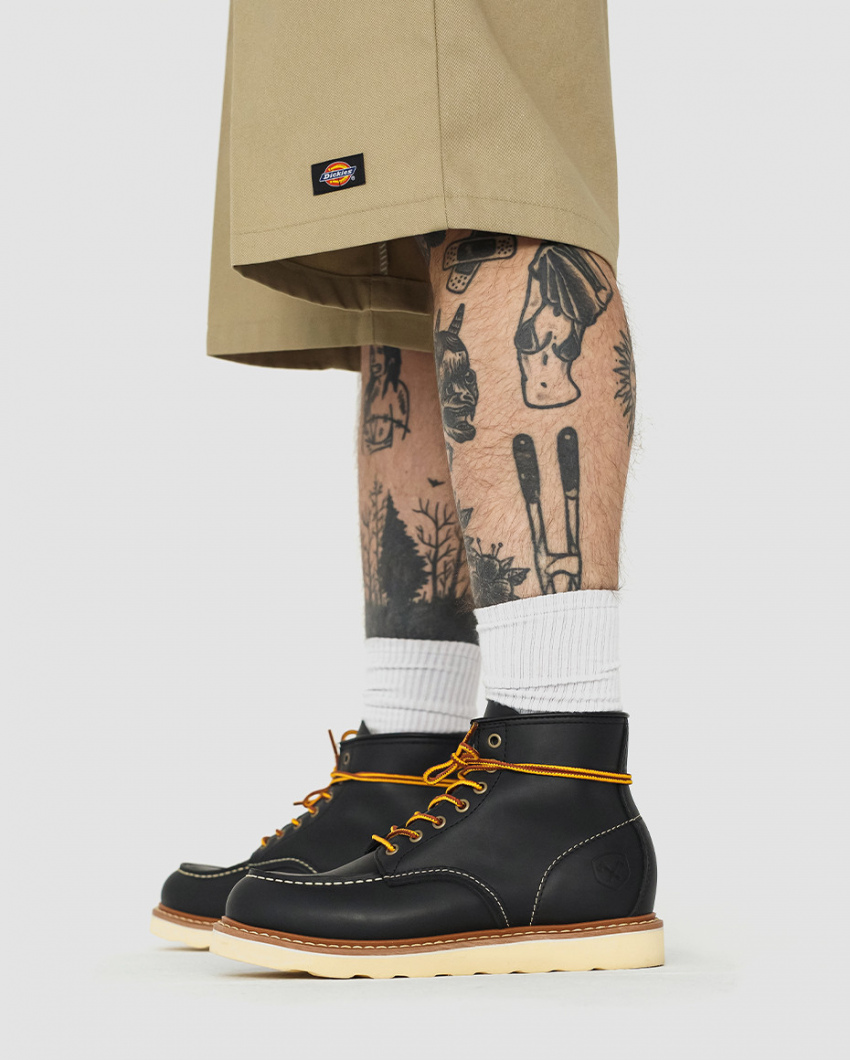 Ботинки муж. Harry Hatchet Lary Moc Toe black