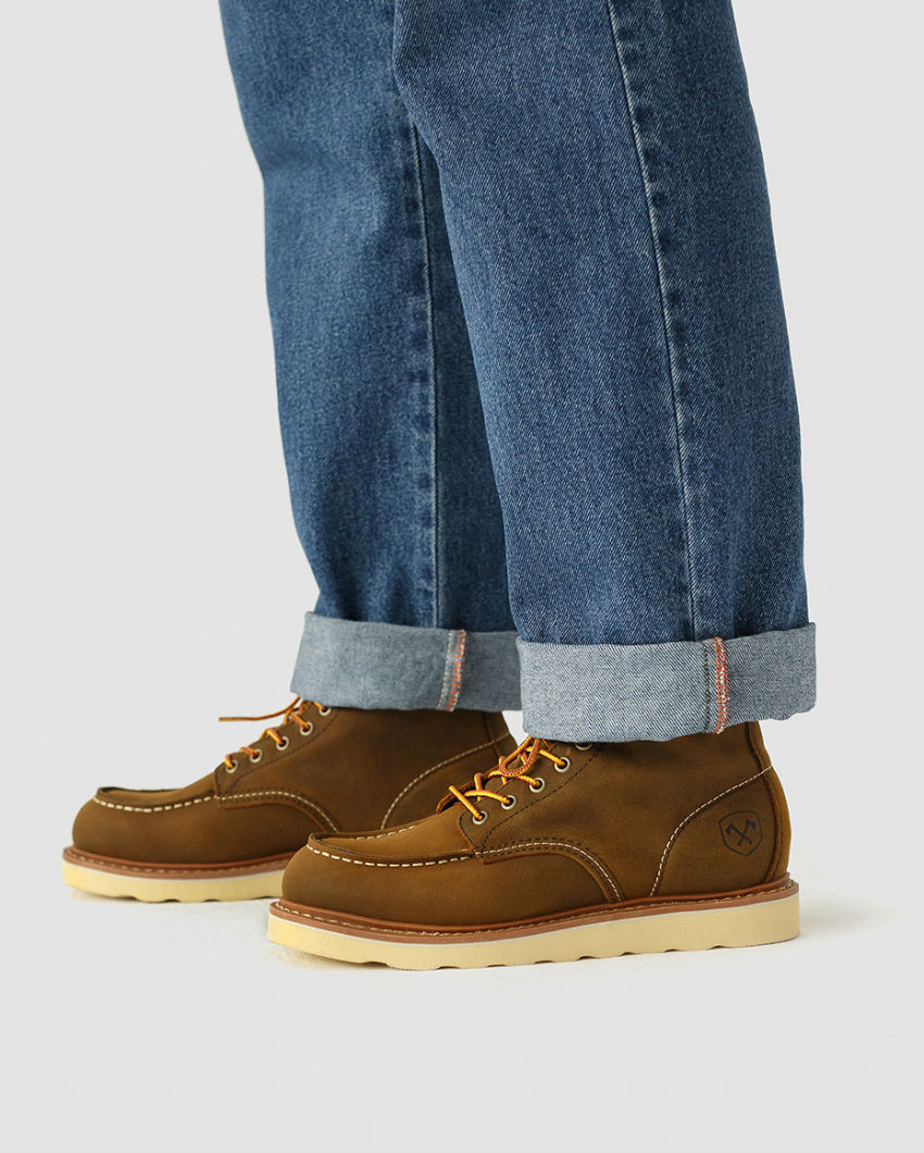 Ботинки муж. Harry Hatchet Lary Moc Toe brown