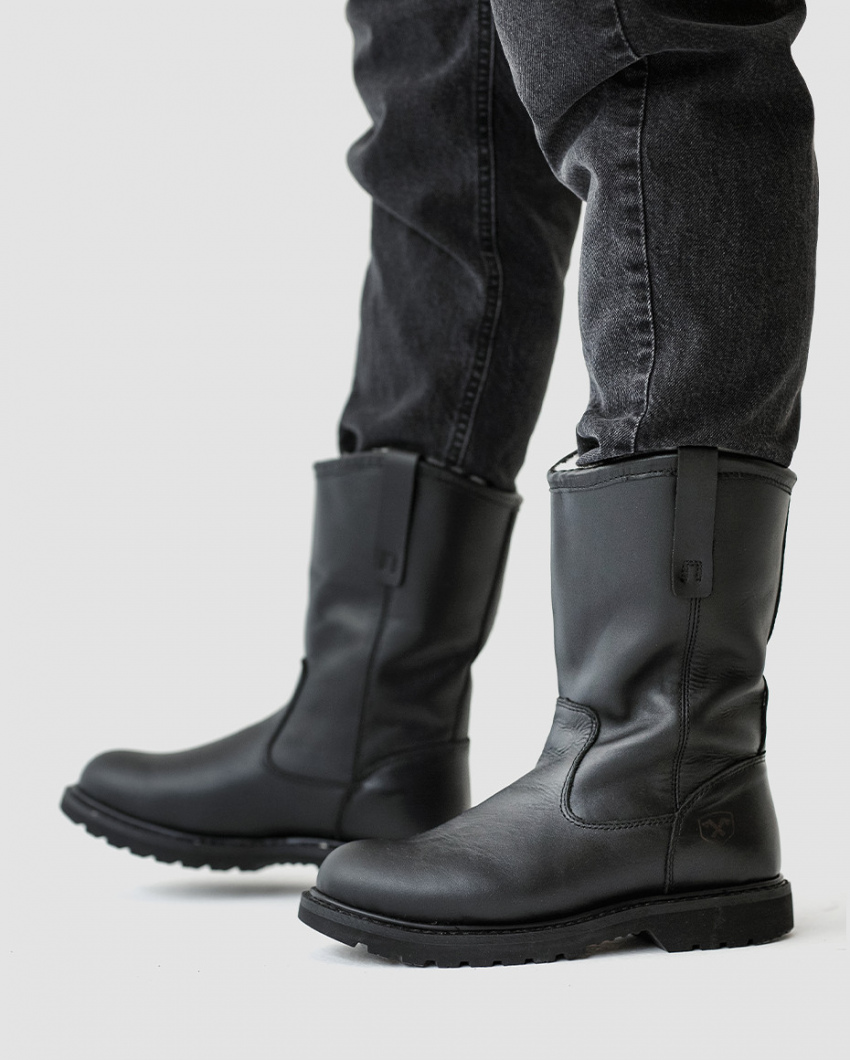 Ботинки муж. Harry Hatchet Biker AW black