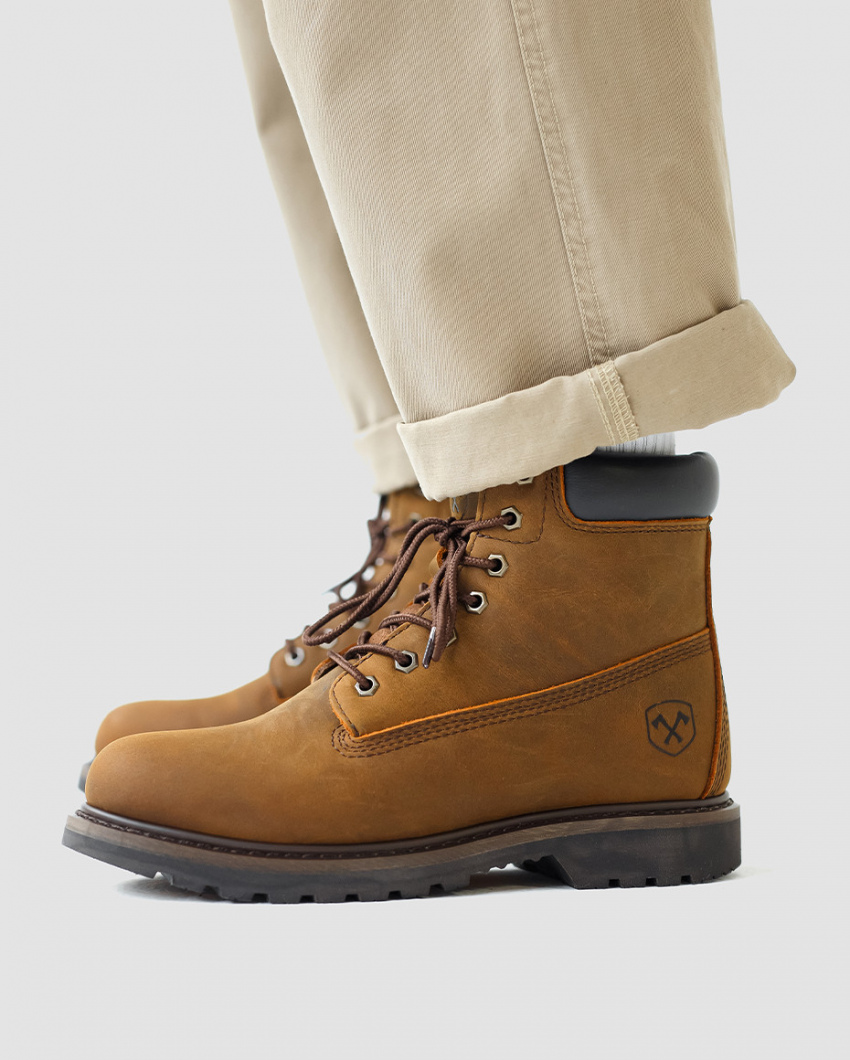 Ботинки муж. Harry Hatchet Block brown suede