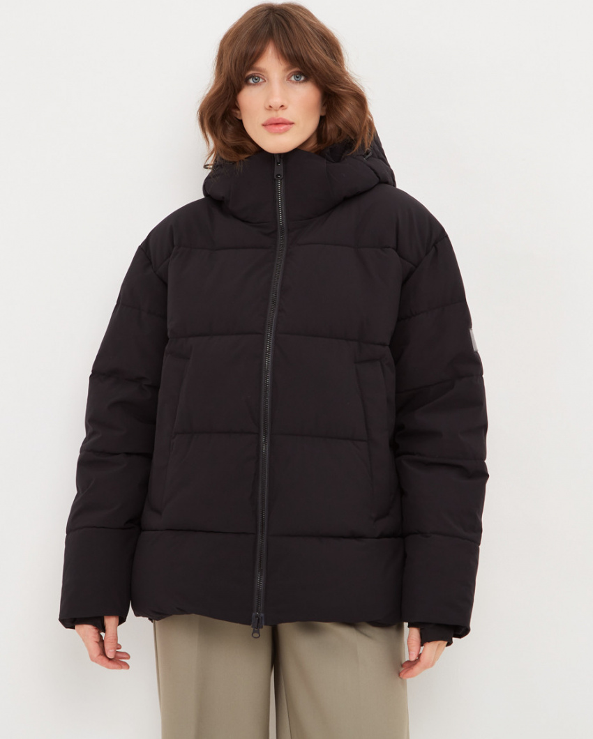 Куртка Край Recycled Puffer Short W Black