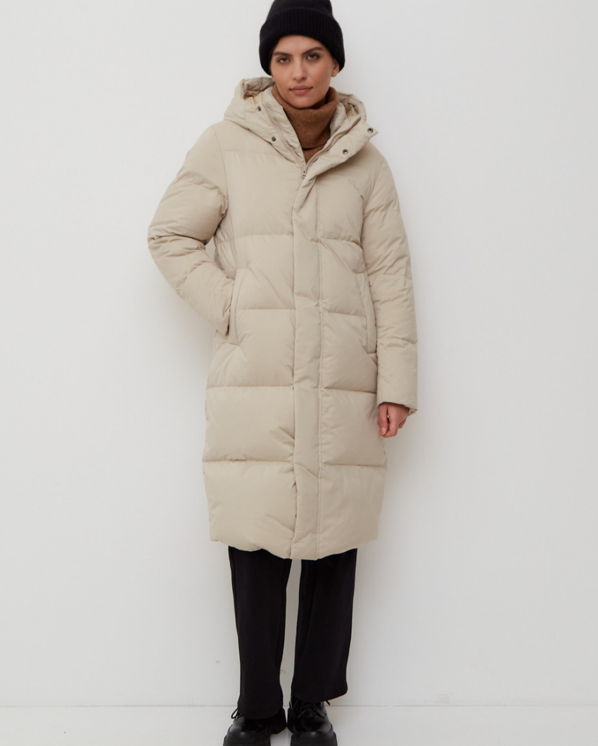 Пуховик жен. Harry Hatchet Keeper beige